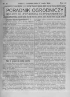 Poradnik Ogrodniczy. 1923.05.27 R.4 nr21