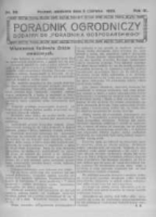 Poradnik Ogrodniczy. 1923.06.03 R.4 nr22