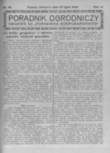 Poradnik Ogrodniczy. 1923.07.29 R.4 nr30