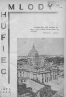 Młody Hufiec: ok&oacute;lnik Katolickiego Stowarzyszenia Młodzieży Męskiej w Poznaniu 1934 luty R.9 Nr2