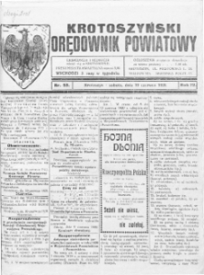 Krotoszyński Orędownik Powiatowy 1920.06.19 R.72 Nr53