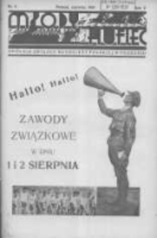 Młody Hufiec: ok&oacute;lnik Związku Młodzieży Polskiej w Poznaniu 1931 czerwiec R.5 Nr6