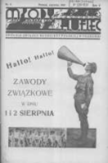 Młody Hufiec: okólnik Związku Młodzieży Polskiej w Poznaniu 1931 czerwiec R.5 Nr6