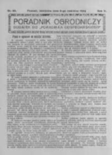 Poradnik Ogrodniczy. 1924.06.08 R.5 nr23