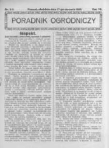 Poradnik Ogrodniczy. 1926.01.17 R.7 nr2-3