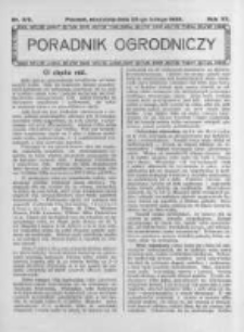 Poradnik Ogrodniczy. 1926.02.28 R.7 nr8-9