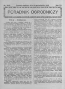 Poradnik Ogrodniczy. 1926.04.25 R.7 nr16-17