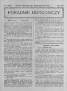 Poradnik Ogrodniczy. 1926.06.20 R.7 nr24-25