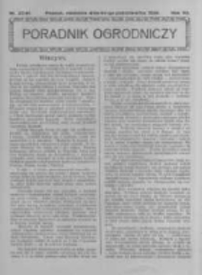 Poradnik Ogrodniczy. 1926.10.24 R.7 nr40-41