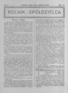 Rolnik Sp&oacute;łdzielca. 1926.04.18 R.3 nr8