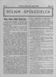 Rolnik Sp&oacute;łdzielca. 1926.05.02 R.3 nr9