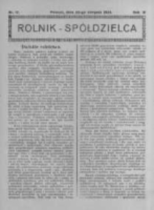 Rolnik Sp&oacute;łdzielca. 1926.08.22 R.3 nr17