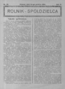 Rolnik Sp&oacute;łdzielca. 1926.12.26 R.3 nr26