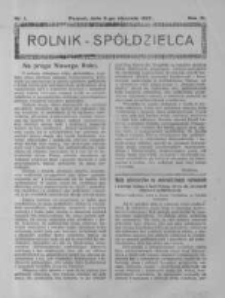 Rolnik Sp&oacute;łdzielca. 1927.01.09 R.4 nr1