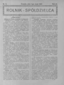Rolnik Sp&oacute;łdzielca. 1927.05.01 R.4 nr9