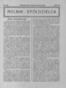 Rolnik Spółdzielca. 1927.06.12 R.4 nr12