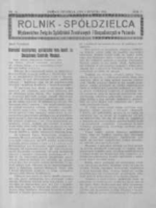 Rolnik Sp&oacute;łdzielca. 1928.08.05 R.5 nr16