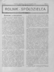 Rolnik Spółdzielca. 1928.09.30 R.5 nr20