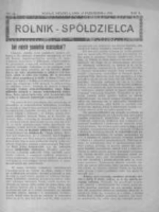 Rolnik Spółdzielca. 1928.10.14 R.5 nr21