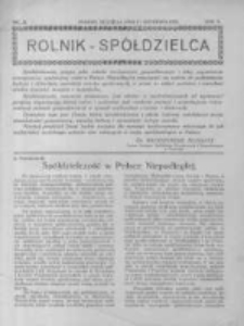 Rolnik Spółdzielca. 1928.11.11 R.5 nr23