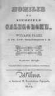 Homilie na niedziele całego roku wydane przez X.Fr.Xaw. Wolińskiego. Tom 2