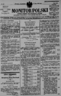 Monitor Polski. Dziennik Urzędowy Rzeczypospolitej Polskiej. 1930.05.12 R.13 nr109
