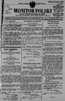 Monitor Polski. Dziennik Urzędowy Rzeczypospolitej Polskiej. 1930.05.15 R.13 nr112