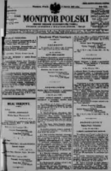 Monitor Polski. Dziennik Urzędowy Rzeczypospolitej Polskiej. 1930.06.03 R.13 nr127