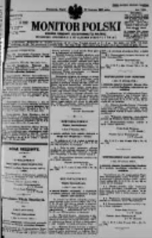 Monitor Polski. Dziennik Urzędowy Rzeczypospolitej Polskiej. 1930.06.13 R.13 nr135