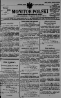 Monitor Polski. Dziennik Urzędowy Rzeczypospolitej Polskiej. 1930.06.14 R.13 nr136