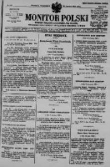 Monitor Polski. Dziennik Urzędowy Rzeczypospolitej Polskiej. 1930.06.16 R.13 nr137
