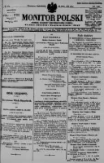 Monitor Polski. Dziennik Urzędowy Rzeczypospolitej Polskiej. 1930.07.28 R.13 nr172