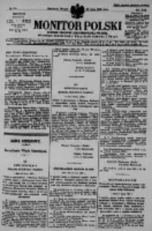 Monitor Polski. Dziennik Urzędowy Rzeczypospolitej Polskiej. 1930.07.29 R.13 nr173