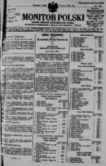 Monitor Polski. Dziennik Urzędowy Rzeczypospolitej Polskiej. 1930.07.30 R.13 nr174