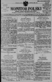 Monitor Polski. Dziennik Urzędowy Rzeczypospolitej Polskiej. 1930.08.20 R.13 nr191