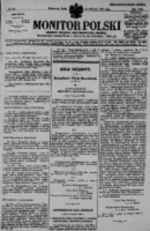 Monitor Polski. Dziennik Urzędowy Rzeczypospolitej Polskiej. 1930.08.27 R.13 nr197