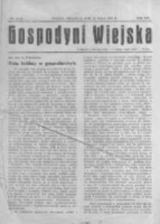 Gospodyni Wiejska. 1929.05.26 R.14 nr19-20