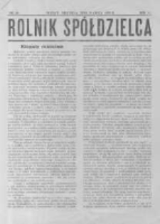 Rolnik Sp&oacute;łdzielca. 1929.07.28 R.6 nr15