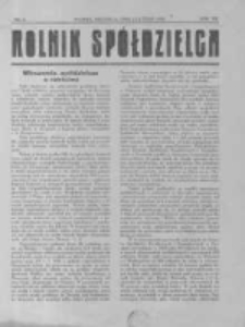 Rolnik Sp&oacute;łdzielca. 1930.02.02 R.7 nr3