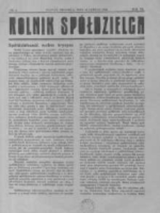 Rolnik Sp&oacute;łdzielca. 1930.02.16 R.7 nr4