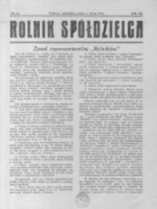 Rolnik Spółdzielca. 1930.05.11 R.7 nr10