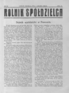 Rolnik Sp&oacute;łdzielca. 1930.12.07 R.7 nr25