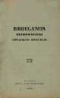 Regulamin Ostrowskiego Towarzystwa Łowieckiego