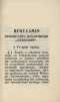 Regulamin Towarzystwa Myśliwskiego "Czernich&oacute;w"