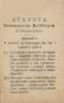 Statuta Towarzystwa Myśliwych w Stanisławowie