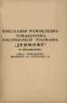 Regulamin wewnętrzny Towarzystwa Racjonalnego Polowania "Jedność" w Pruszkowie
