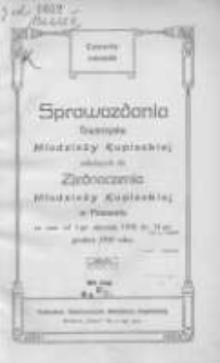 Sprawozdania Towarzystw Młodzieży Kupieckiej należących do Zjednoczenia Młodzieży Kupieckiej w Poznaniu za czas od 1-go stycznia 1910 do 31-go grudnia 1910r R.4