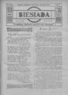 Biesiada: bezpłatny dodatek tygodniowy "Postępu" 1914.09.27 R.2 Nr32