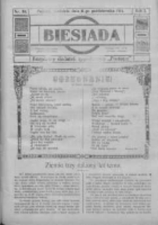 Biesiada: bezpłatny dodatek tygodniowy "Postępu" 1914.10.11 R.2 Nr34