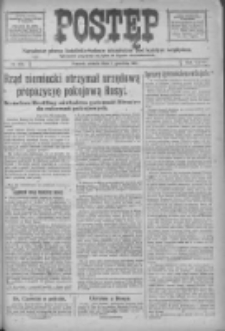 Postęp: narodowe pismo katolicko-ludowe niezależne pod każdym względem 1917.12.01 R.28 Nr274